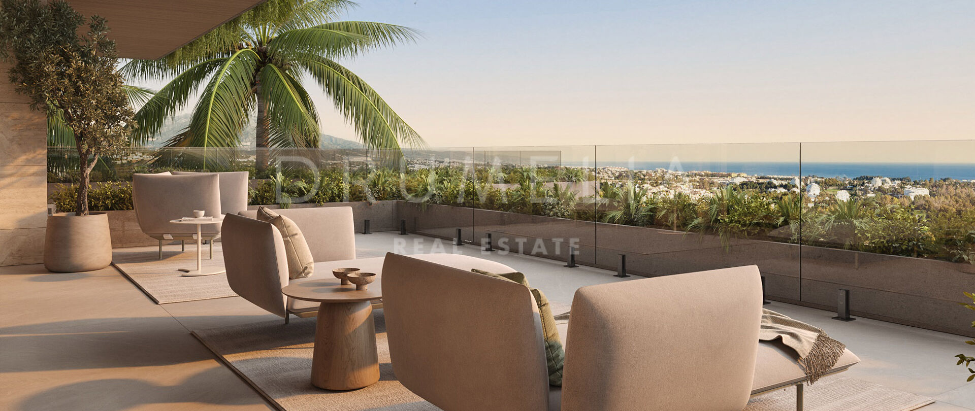 Роскошная вилла в стиле контемпорари с панорамным видом на море, Бенахавис