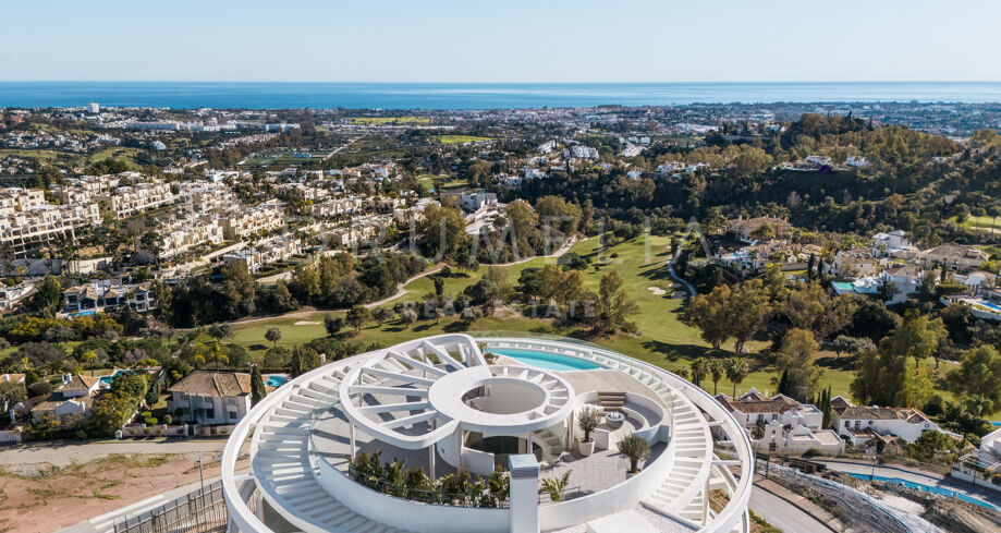 The View Zenith - Brandneues modernes luxuriöses Penthouse mit unvergesslichem Panoramablick auf das Meer in Benahavís