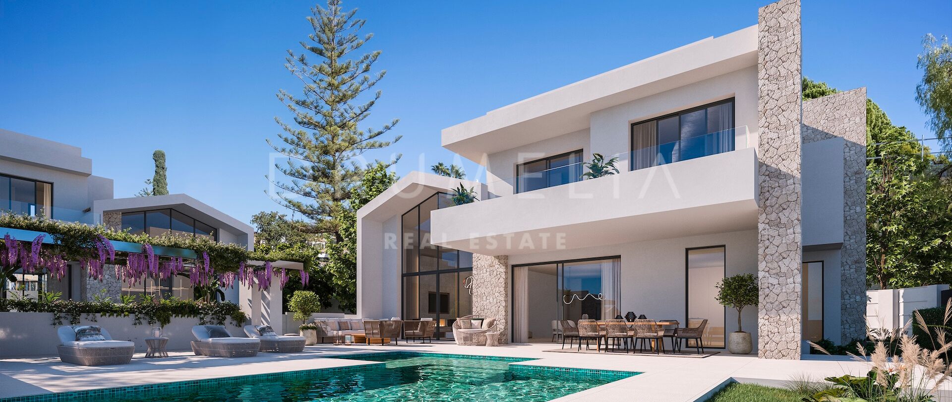 Atemberaubende moderne Villen mit atemberaubender Aussicht in San Pedro de Alcantara