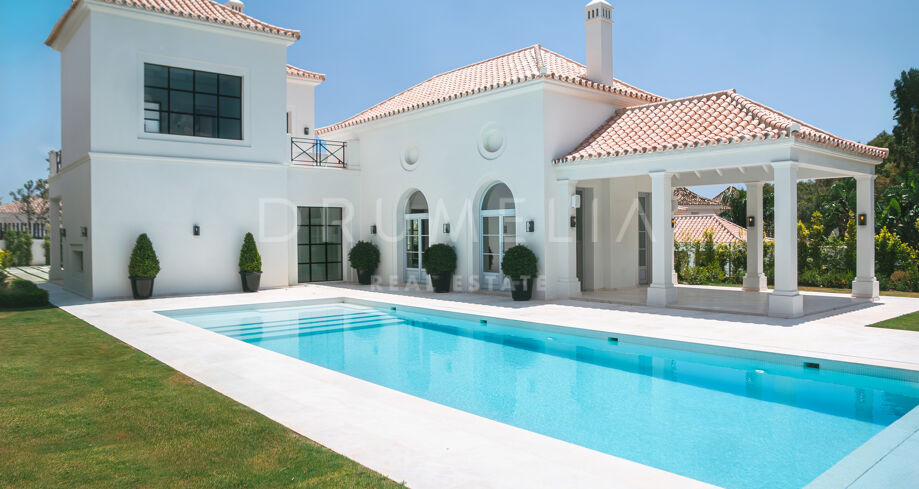 Elegant Villa with Pool in French Provincial Style in La Cerquilla, Marbella