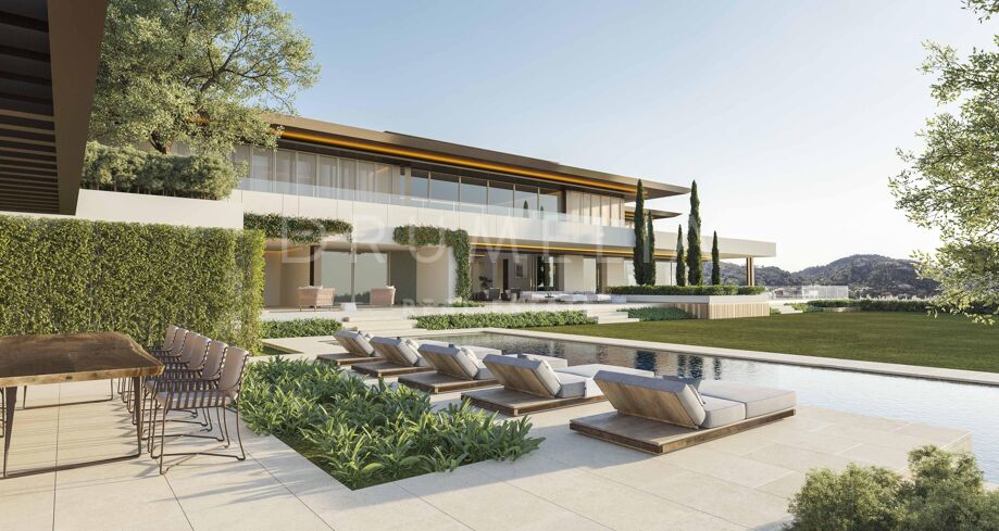 Schitterende moderne villa met open uitzicht in La Zagaleta, Benahavís