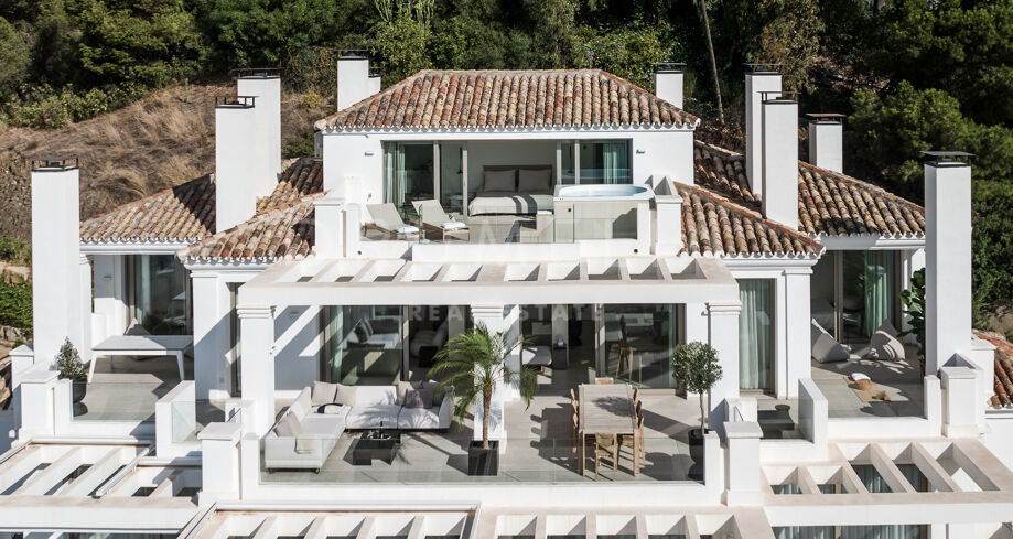 Duplex penthouse haut de gamme avec vue panoramique dans les Nine Lions Residences, Nueva Andalucia