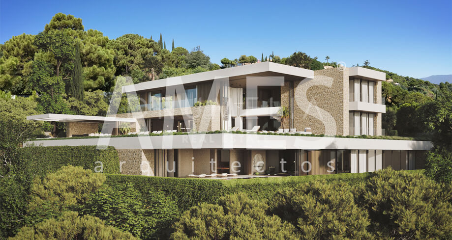 Villa in La Zagaleta met Panoramisch Zee- en Bergzicht