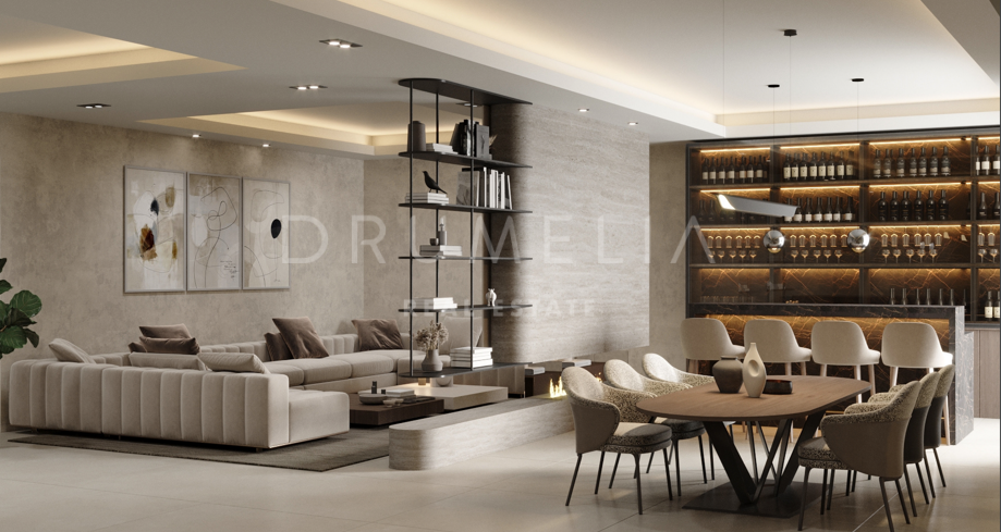 Nuevo y moderno proyecto de villa de lujo en Monte Mayor, Benahavis