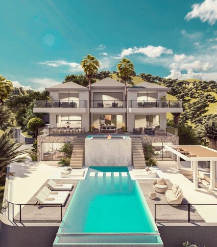 Brand-new beautiful modern luxury project villa in Monte Mayor, Benahavis