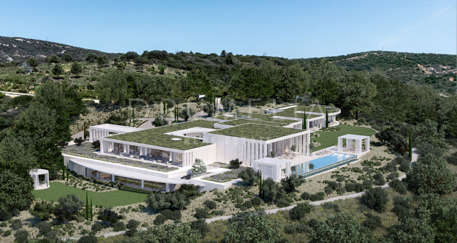 Villa Niwa - Unique brand-new luxury mansion of contemporary style with sea panorama in La Reserva de Sotogrande