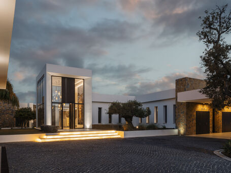 Villa Calma - Moderna mansión construida en una sola planta, en venta en Marbella Club Golf Resort