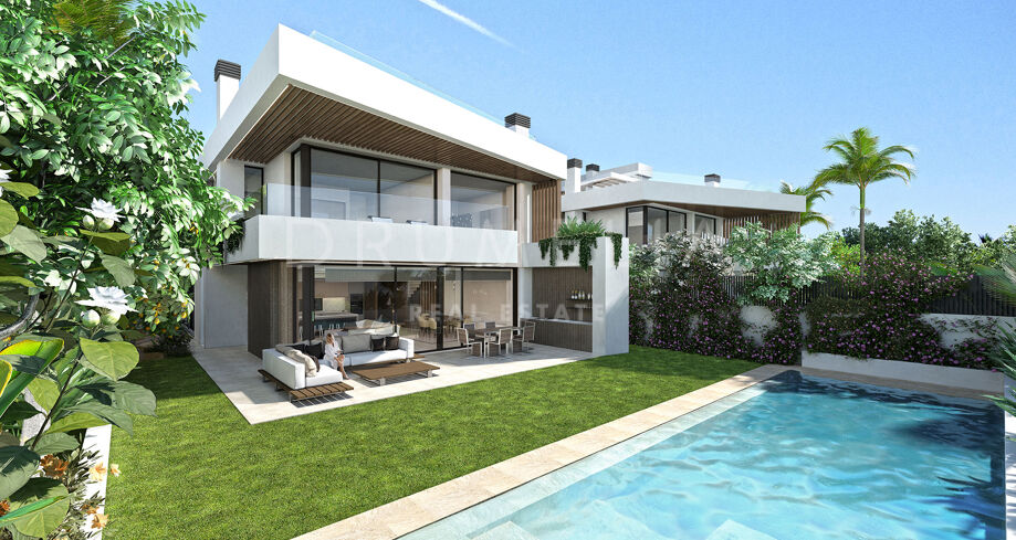 Nybyggd spektakulär modern lyxvilla i berömda Puerto Banus, Marbella