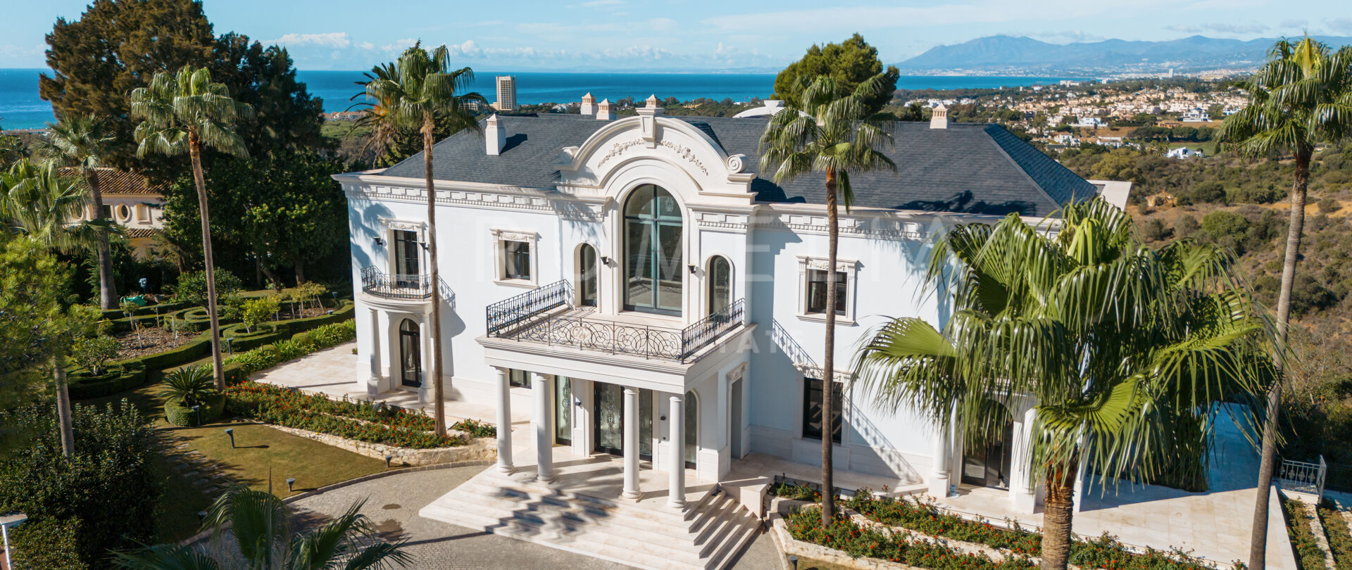 PALACE BLANC - Palace Blanc – Особняк с Панорамным Видом на Море в Hacienda Las Chapas, Восточная Марбелья