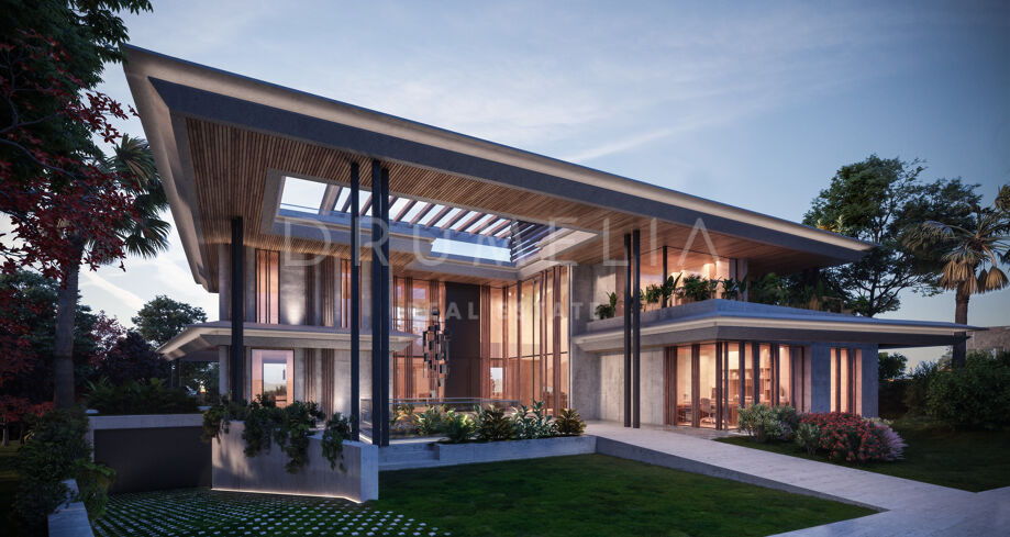 Exceptional high-end villa project in sought after Nagüeles area on the Golden Mile of Marbella