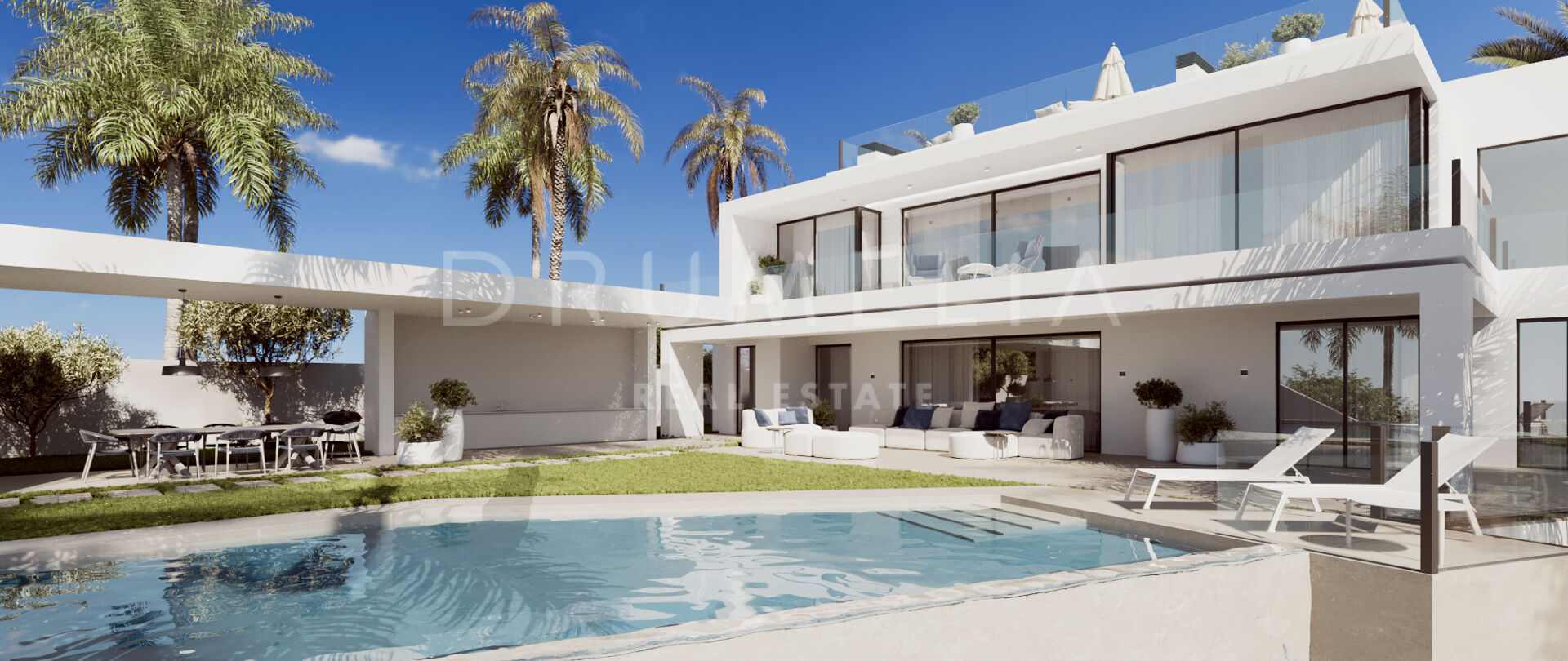 Imponerande modern high-end villa med havs- och bergsutsikt, Cascada de Camojan, Marbella Golden Mile