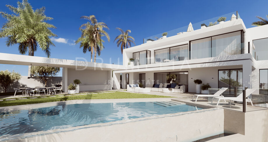 Imponerande modern high-end villa med havs- och bergsutsikt, Cascada de Camojan, Marbella Golden Mile