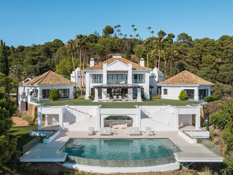 Casa Magda - Sofisticada mansión nueva y moderna con vistas panorámicas y lujosas comodidades, La Zagaleta, Benahavís