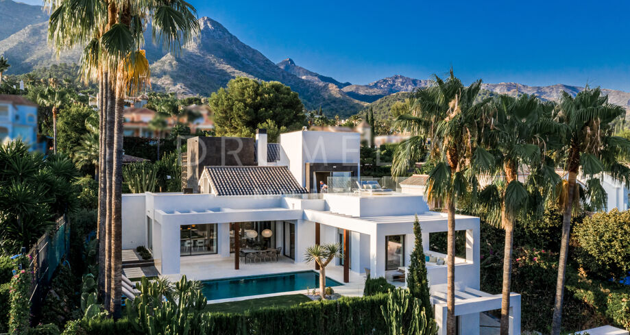 Impresionante villa de lujo de estilo moderno en Sierra Blanca, Marbella