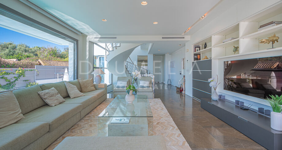 Stijlvolle hedendaagse villa met prachtig uitzicht, Marbella Montaña, Nagüeles, Golden Mile