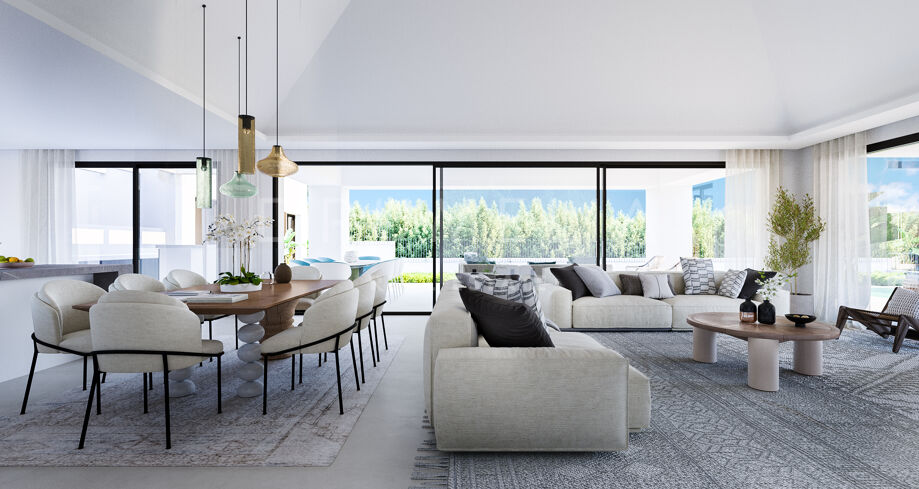 Проект новой элегантной современной андалузской виллы в Bel Air, Новая Золотая Миля, Эстепона