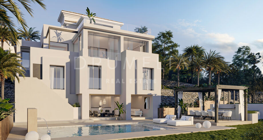 Espectacular villa de lujo moderna a estrenar en Los Naranjos Hill Club, Nueva Andalucia, Marbella