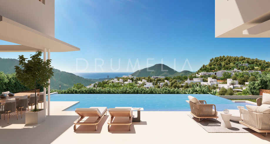 Brand-new modern luxury villa with panoramic sea views for most luxurious lifestyle, Ojen