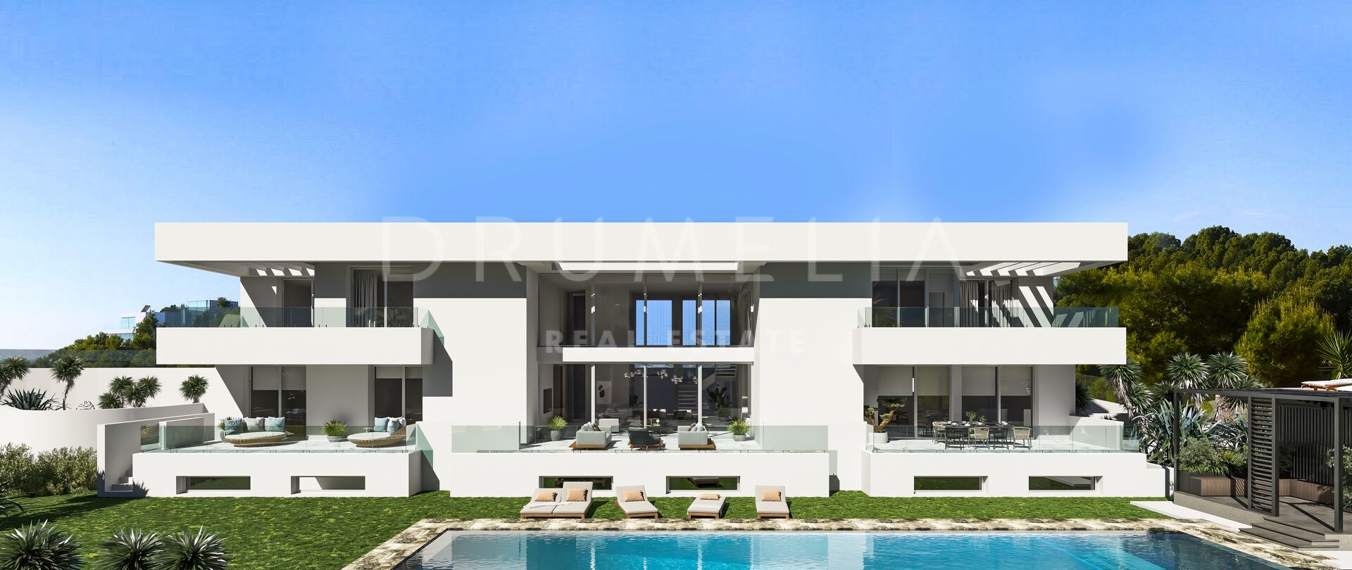 Brand-new impressive contemporary villa for luxurious lifestyle in El Paraiso Alto, Benahavís