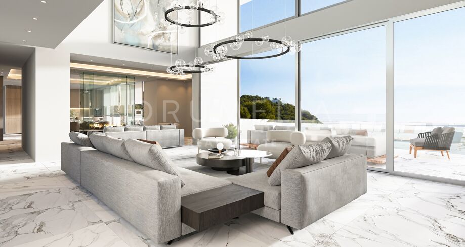 Brand-new impressive contemporary villa for luxurious lifestyle in El Paraiso Alto, Benahavís
