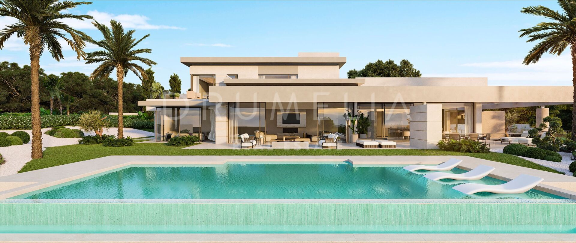 Brand-new contemporary-style luxury villa in high-end Sierra Blanca, Golden Mile of Marbella