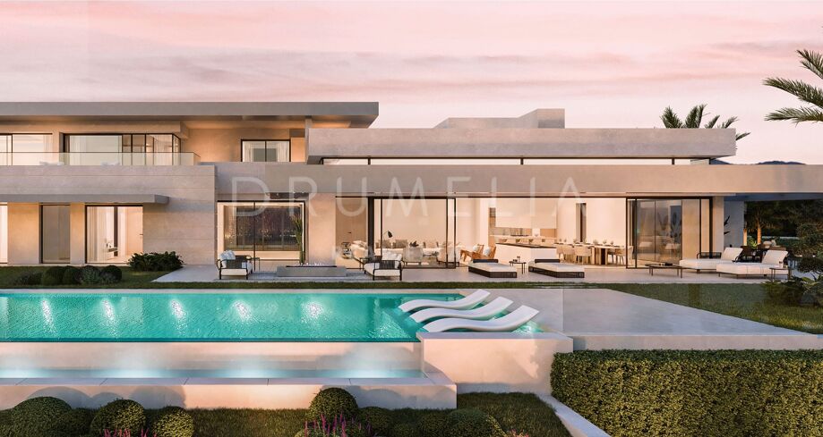 Exclusiva villa de diseño de estilo contemporáneo a estrenar en Sierra Blanca, Milla de Oro de Marbella