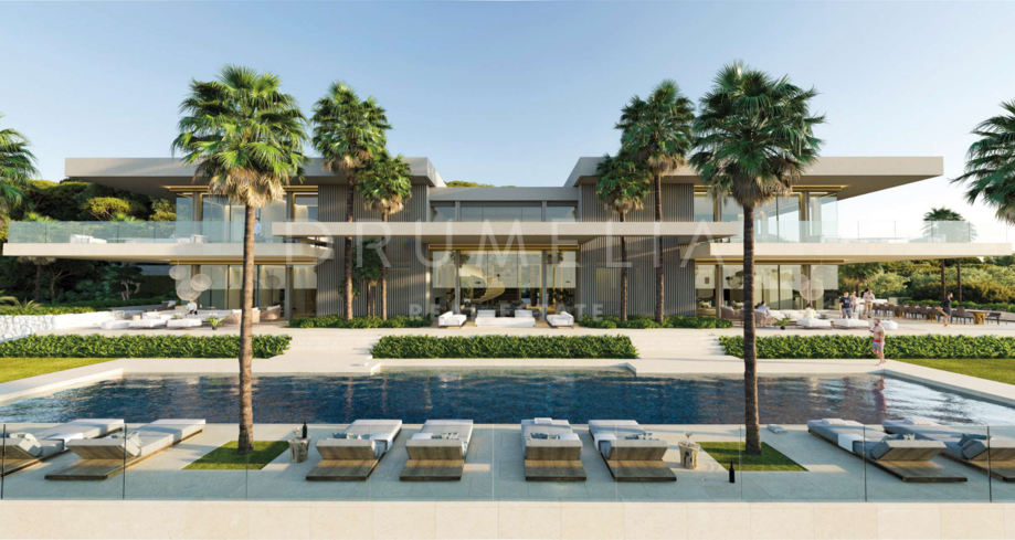 Spectaculair turn-key meesterwerk project van herenhuis met zeezicht in La Zagaleta, Benahavis