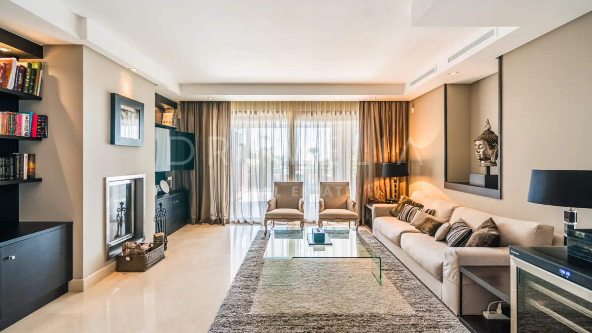 Image showcasing Magnificent Luxury Garden Level Apartment, Malibu, Puerto Banus, Marbella