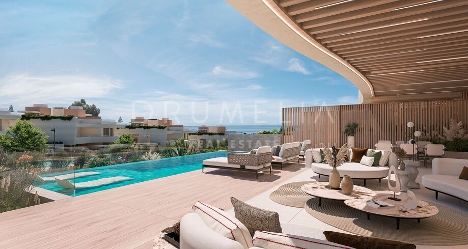 Modern seaside residences in Las Chapas, Marbella East