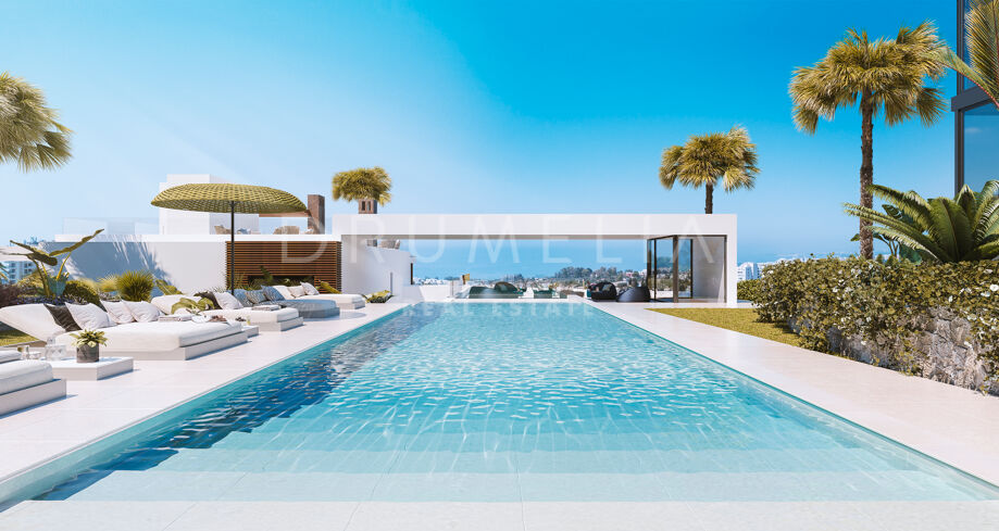 Zeitgenössische Doppelhaushälften in Río Real, Marbella