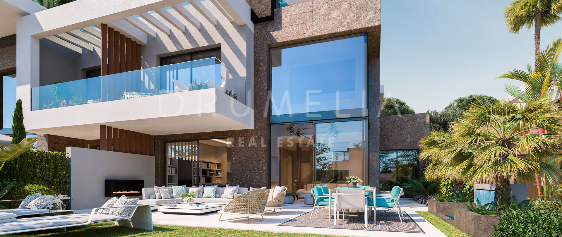 Viviendas Pareadas Contemporáneas en Río Real, Marbella