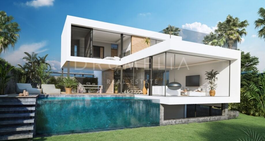 Zes Moderne Golfvilla’s aan de Voorste Lijn met Luxe Afwerking in El Campanario