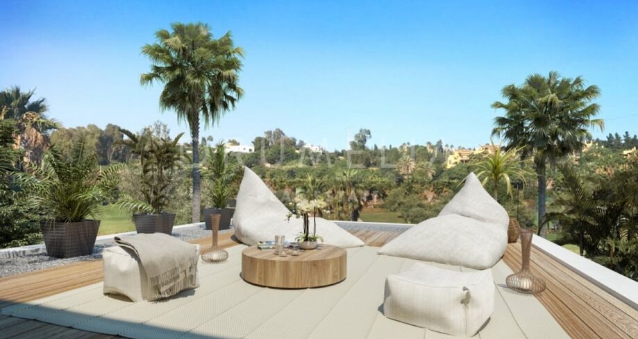 Zes Moderne Golfvilla’s aan de Voorste Lijn met Luxe Afwerking in El Campanario