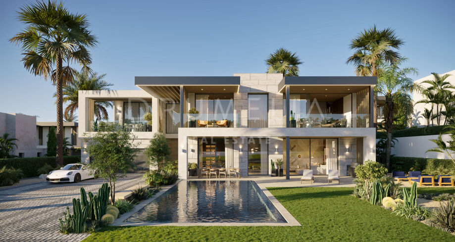 Nieuwbouw van luxe villa’s met panoramisch zeezicht in Bel-Air, Estepona