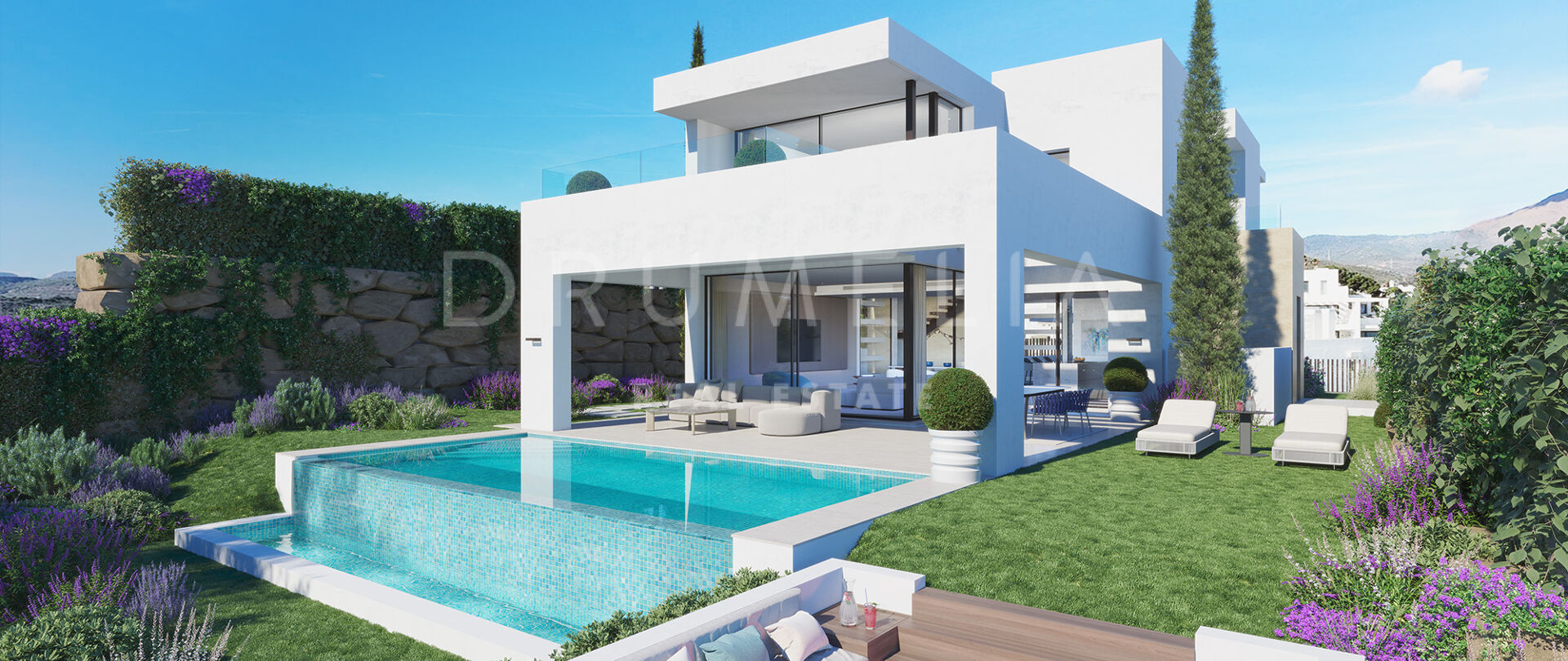 Moderne Luxusvillen in Estepona Golf