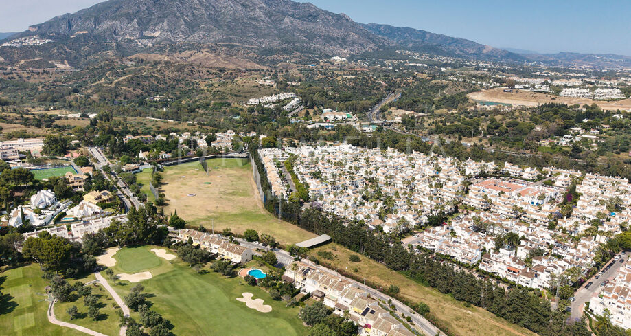 Modern Mediterranean Townhouse Overlooking Aloha Golf in Nueva Andalucia