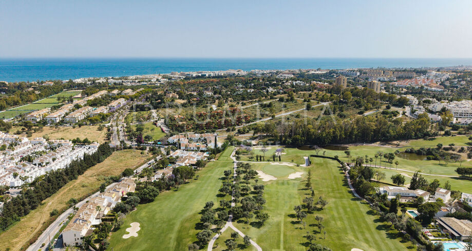 Modern Mediterranean Townhouse Overlooking Aloha Golf in Nueva Andalucia