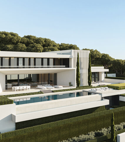 Современная вилла с панорамными видами в La Reserva del Alcuzcuz, Бенахавис