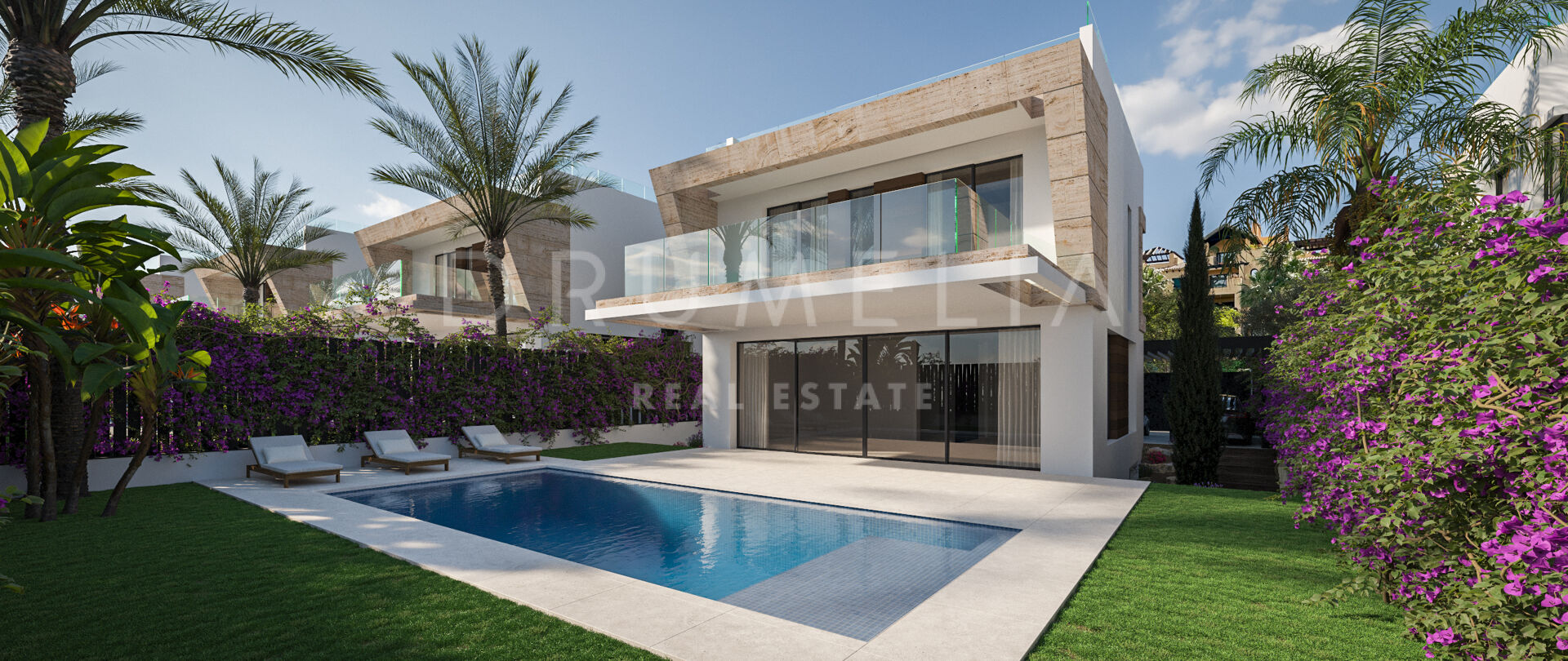 Moderna Lyxvillor i Det Prestigefyllda El Campanario, Estepona