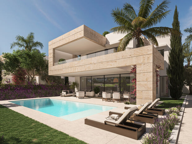 Moderna Lyxvillor i Det Prestigefyllda El Campanario, Estepona