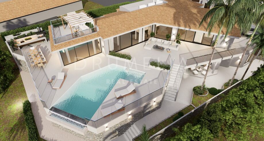 Exclusive Modern Villa in Elviria with Sea and Mountain Views — Ready by 2025