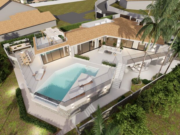 Exclusieve moderne villa in Elviria met zee‑ en bergzicht – Klaar voor 2025