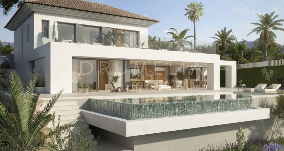 Villa de luxe avec vue panoramique à Marbella Est