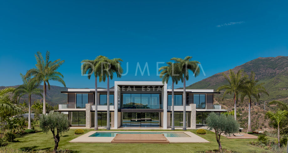 Casa Olea - Neubau Zeitgenössische Villa mit Meerblick in La Zagaleta