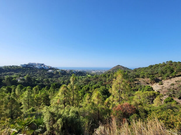 Działka mieszkaniowa z widokiem na morze i góry w La Reserva de Alcuzcuz, Benahavís