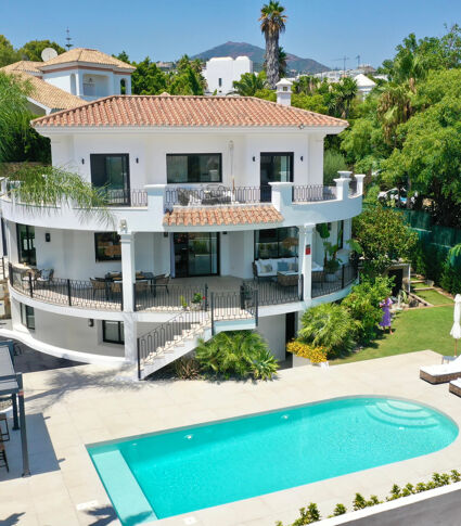 Panoramablick und Leben im Freien in La Quinta, Benahavís