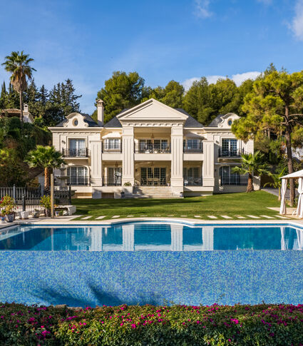 Большая роскошная вилла с видом на Ла Конча в Cascada de Camoján, Марбелья