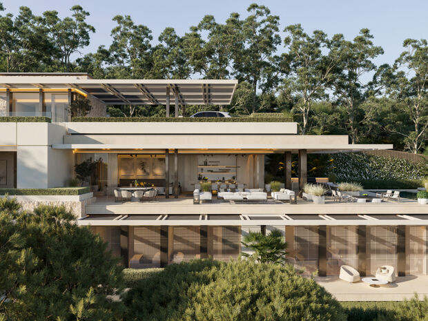 Villa met uitzicht op de golfbaan en privé wellness in La Quinta Golf, Benahavís