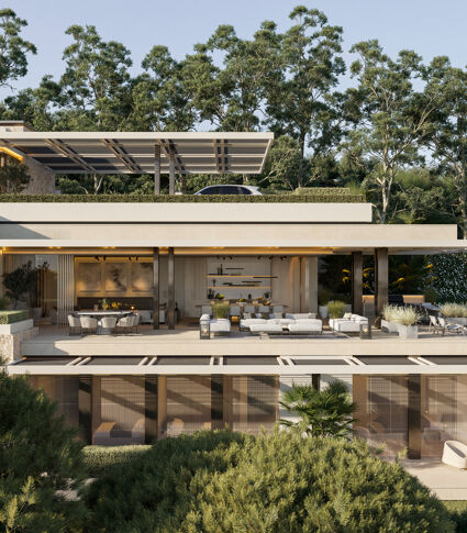 Villa med golfutsikt och privat wellnessområde i La Quinta Golf, Benahavís