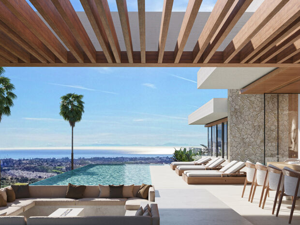 Elegant samtida villa i El Herrojo Alto in Benahavís